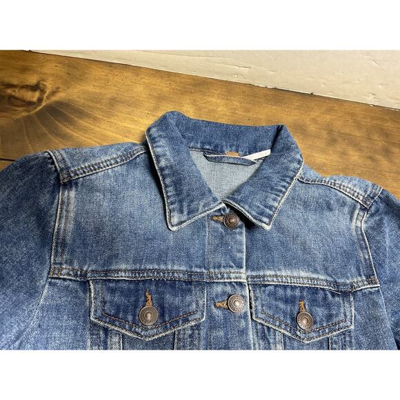 Free People Rumors Denim Jacket Indigo Boho Western Size XS - Picture 4 of 15